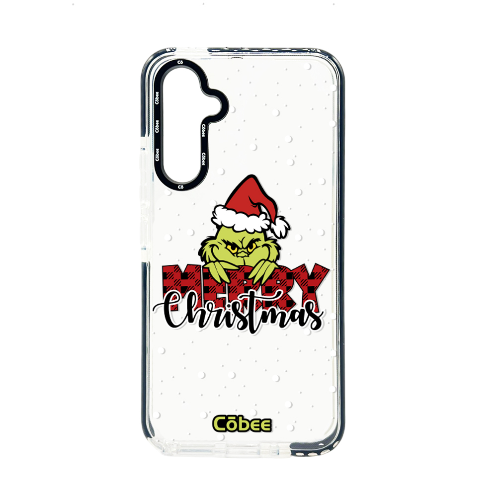 Côbee Log Samsung A34 Grinchmas / Borde Negro