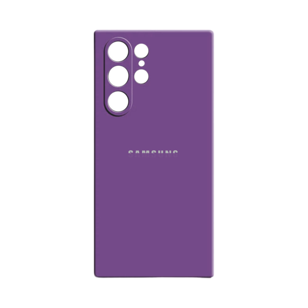 Estuche Silicon Samsung S24 Ultra Morado