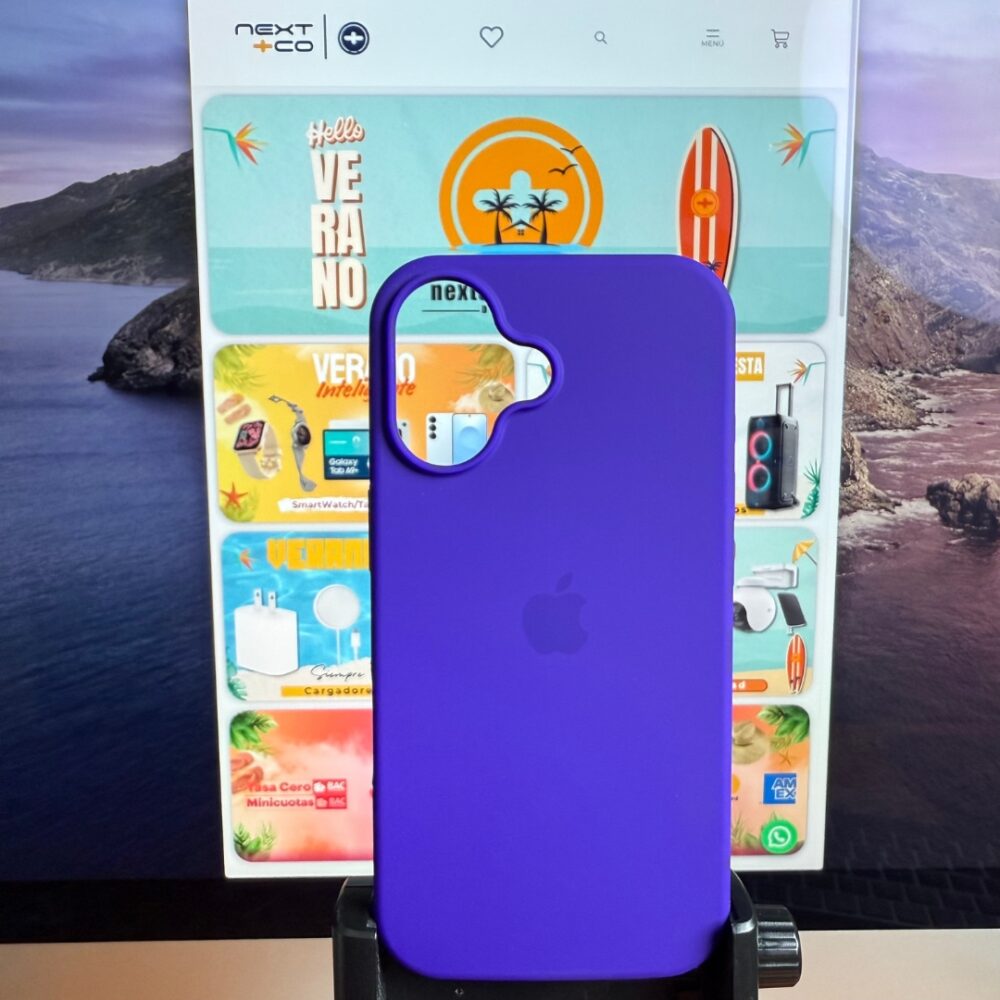 Estuche Silicon Iphone 16 Morado