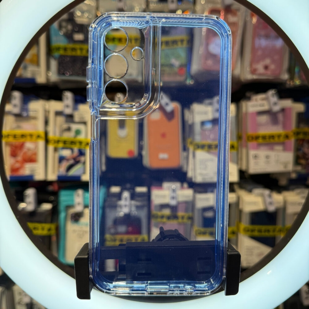 Estuche Space Cristal Samsung A15 Celeste