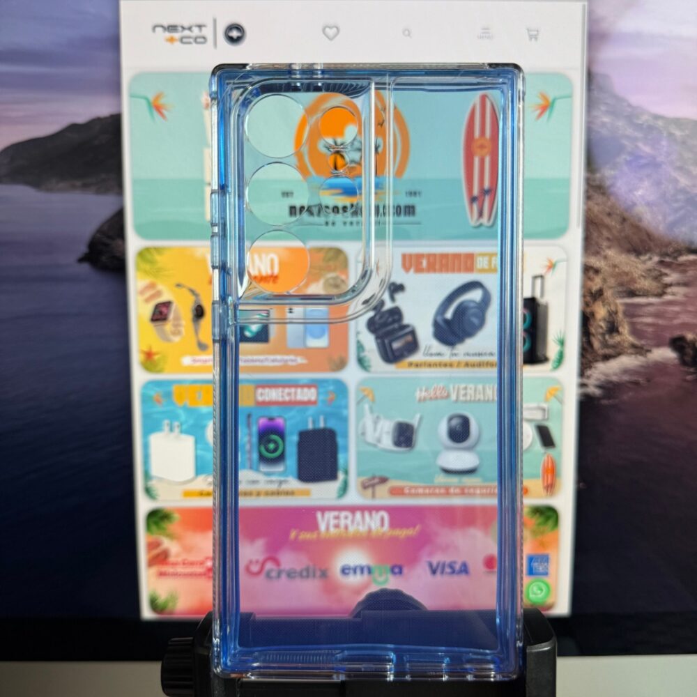 Estuche Space Cristal Samsung S24 Ultra Celeste
