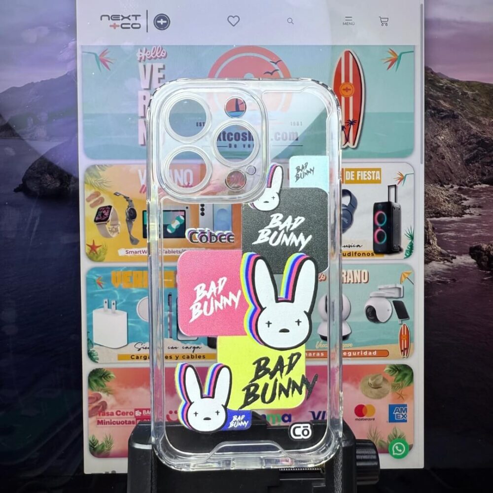 Estuche Cobee Shield iPhone 14 pro Bad Bunny #1