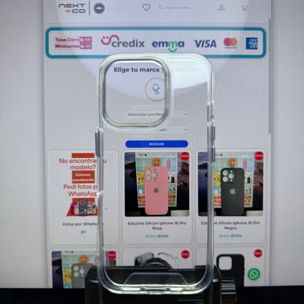 Estuche Transparente Space Iphone 16 Pro