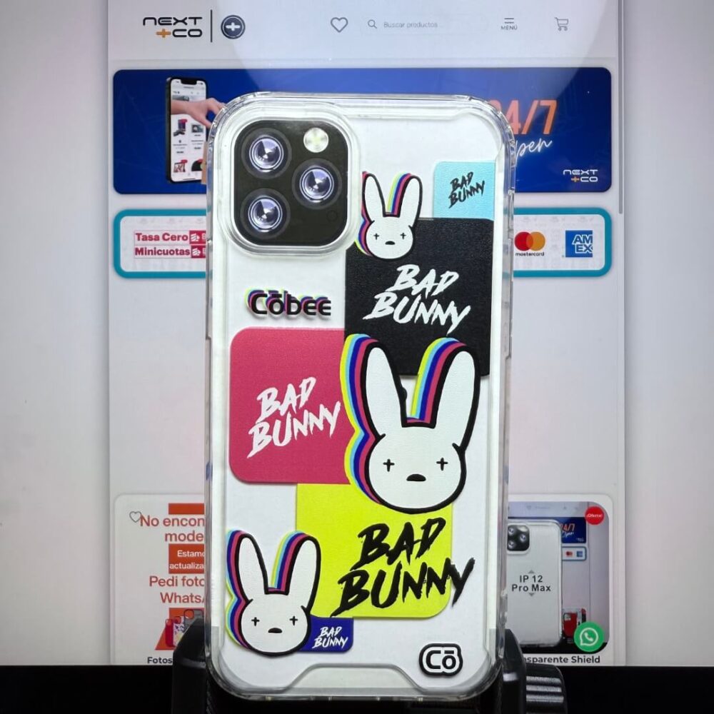 Estuche Cobee Shield iPhone 12/12 Pro Bad Bunny #1