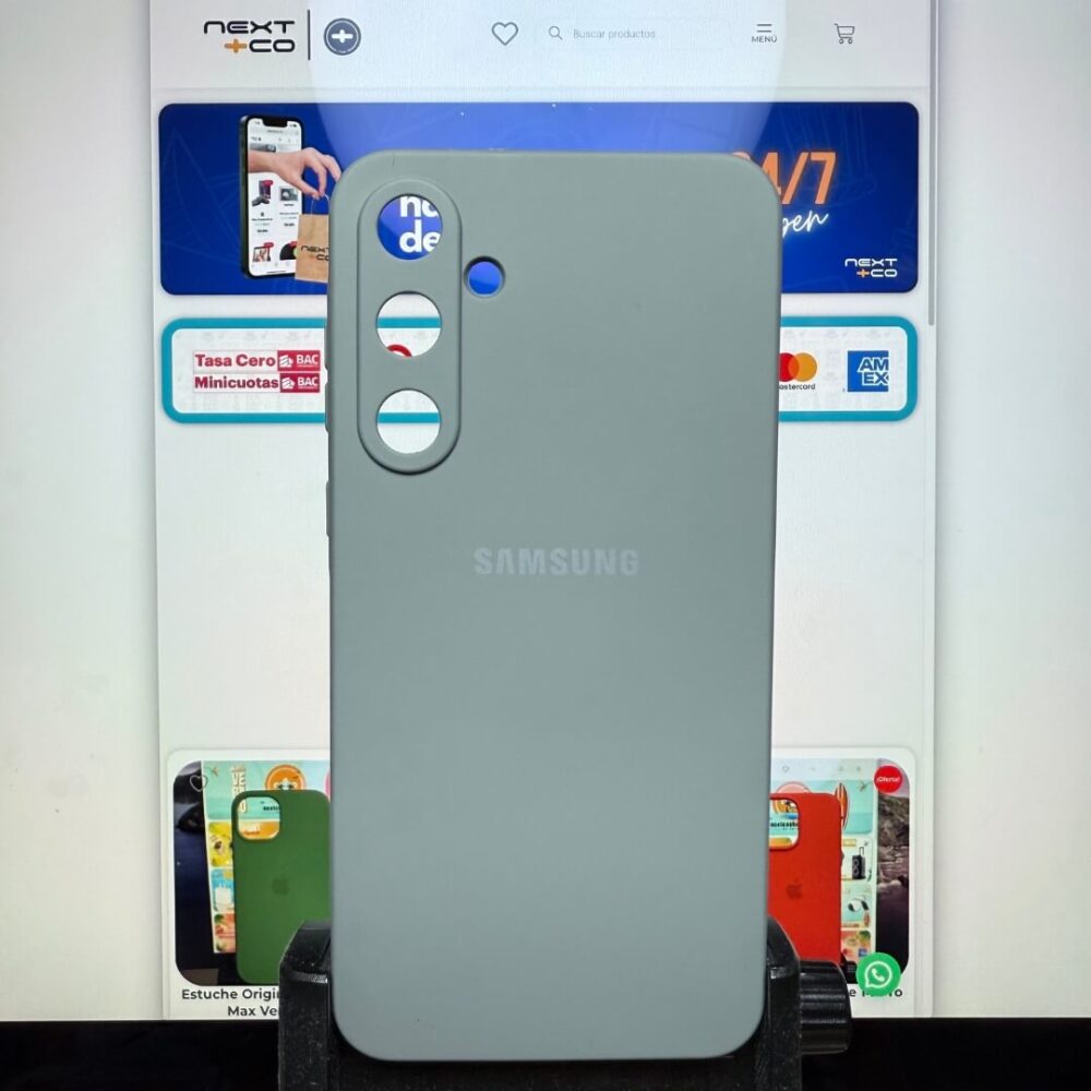 Estuche Silicon Samsung A55 Gris