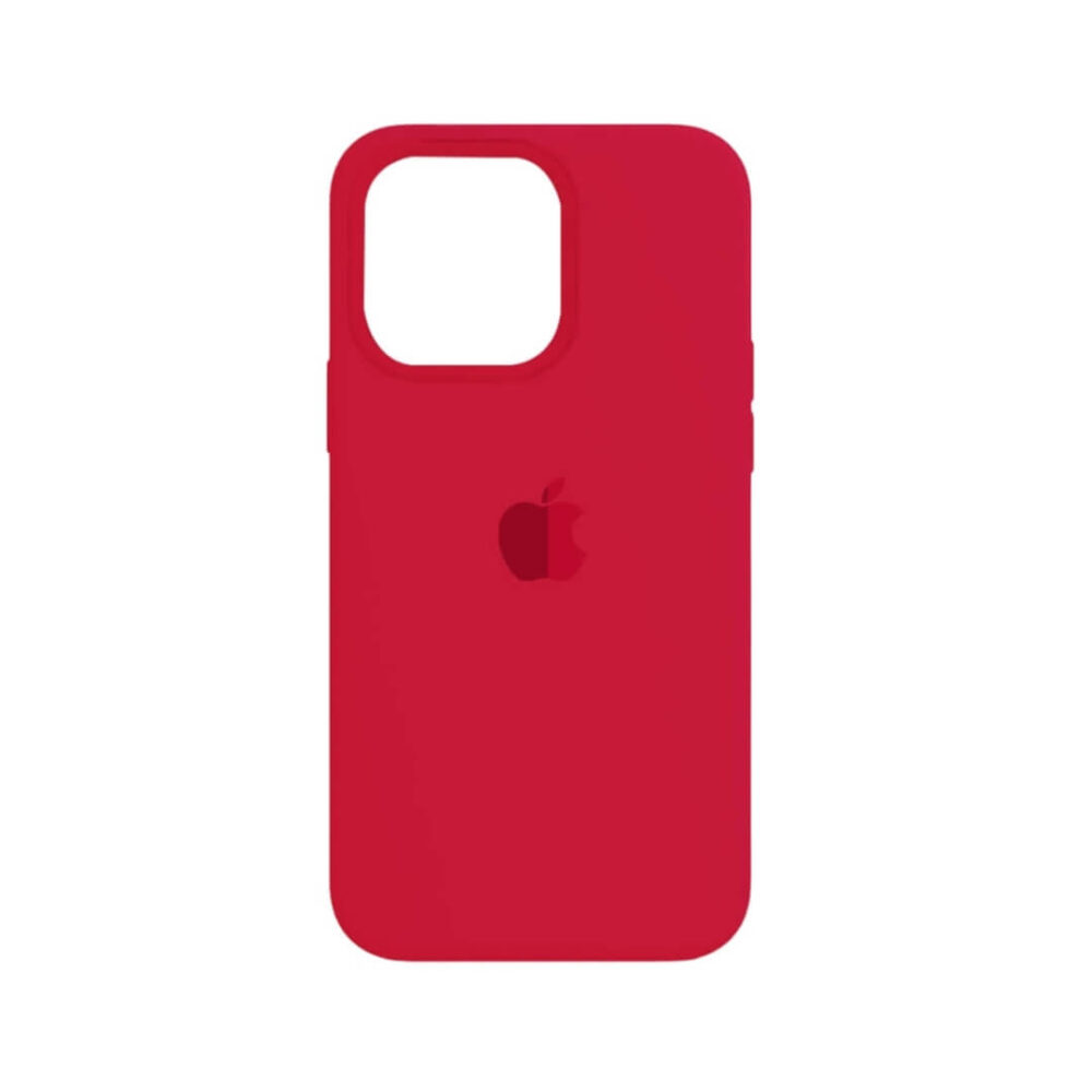 Estuche Silicon iPhone 12 mini rojo