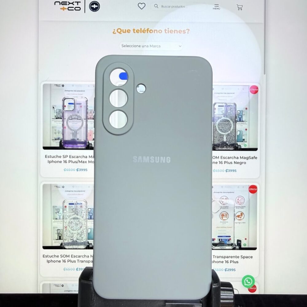 Estuche Silicon Samsung A36 Gris
