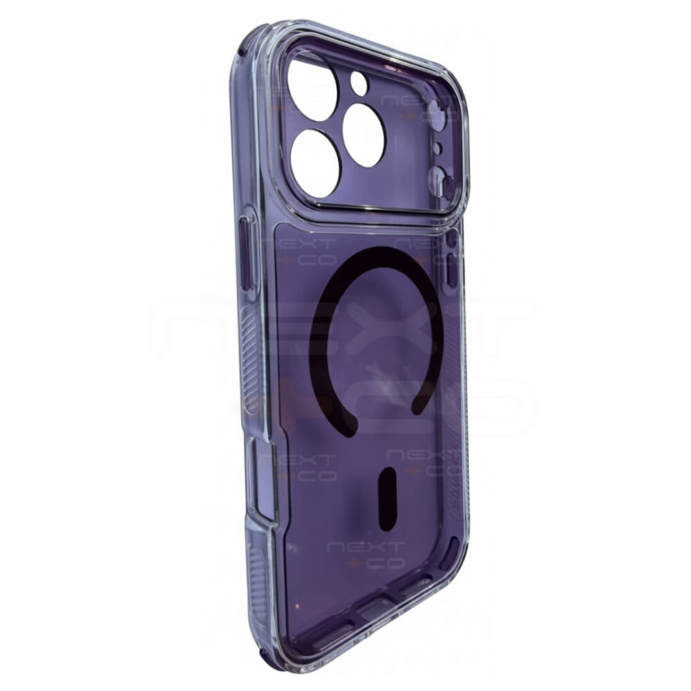 Estuche Space Cristal MagSafe Iphone 17 Pro Max Lila
