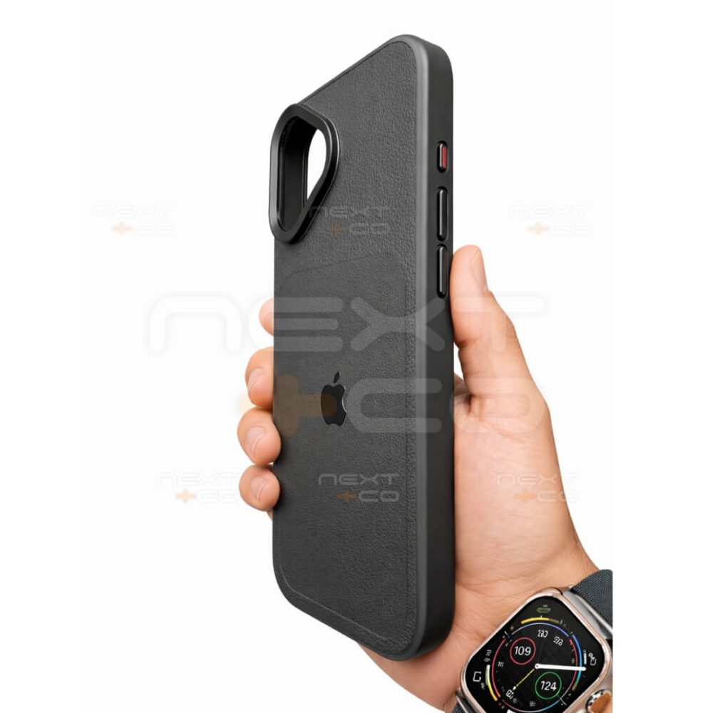 Estuche MagSafe Vegano Iphone 17 Negro