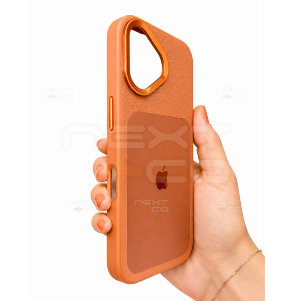Estuche MagSafe Vegano Iphone 17 Naranja