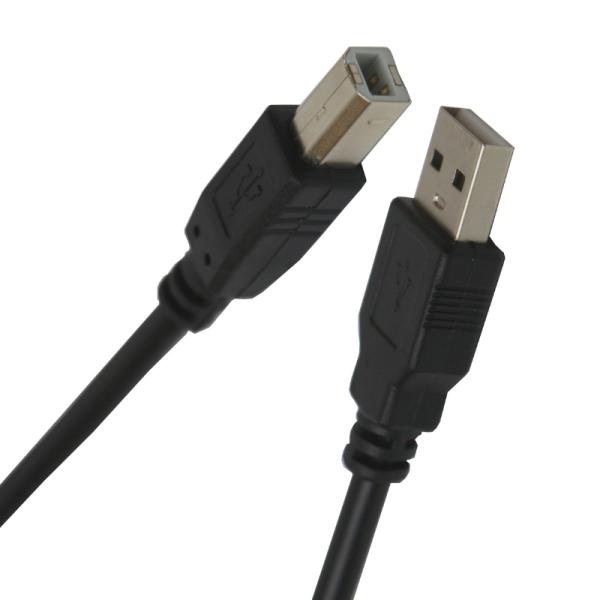 CABLE DE ALIMENTACIÓN PARA IMPRESORAS NOVA FAD30118002C USB-A 2.0 A USB-B 1.8M