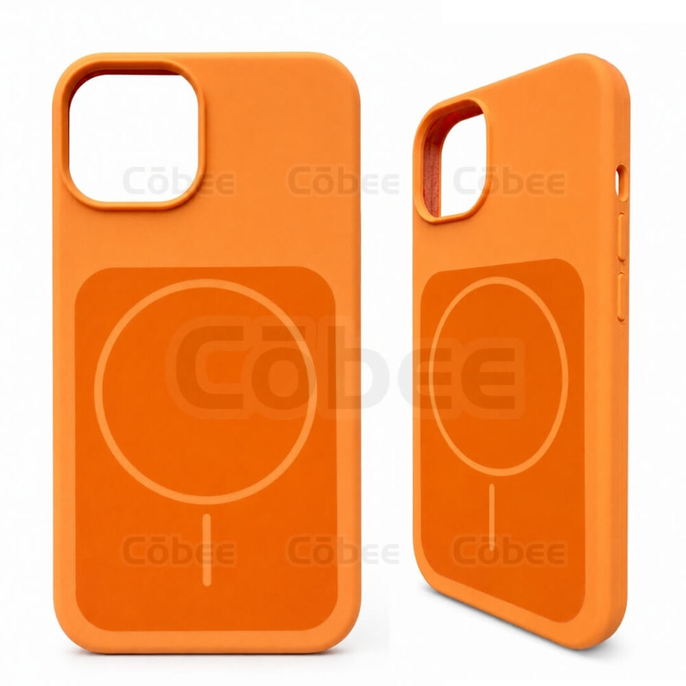 Estuche Silicon MagSafe Iphone 13/14 Naranja