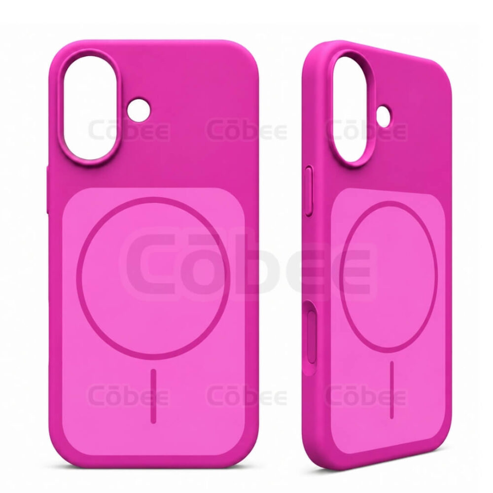 Estuche Silicon MagSafe Iphone 16 Fucsia