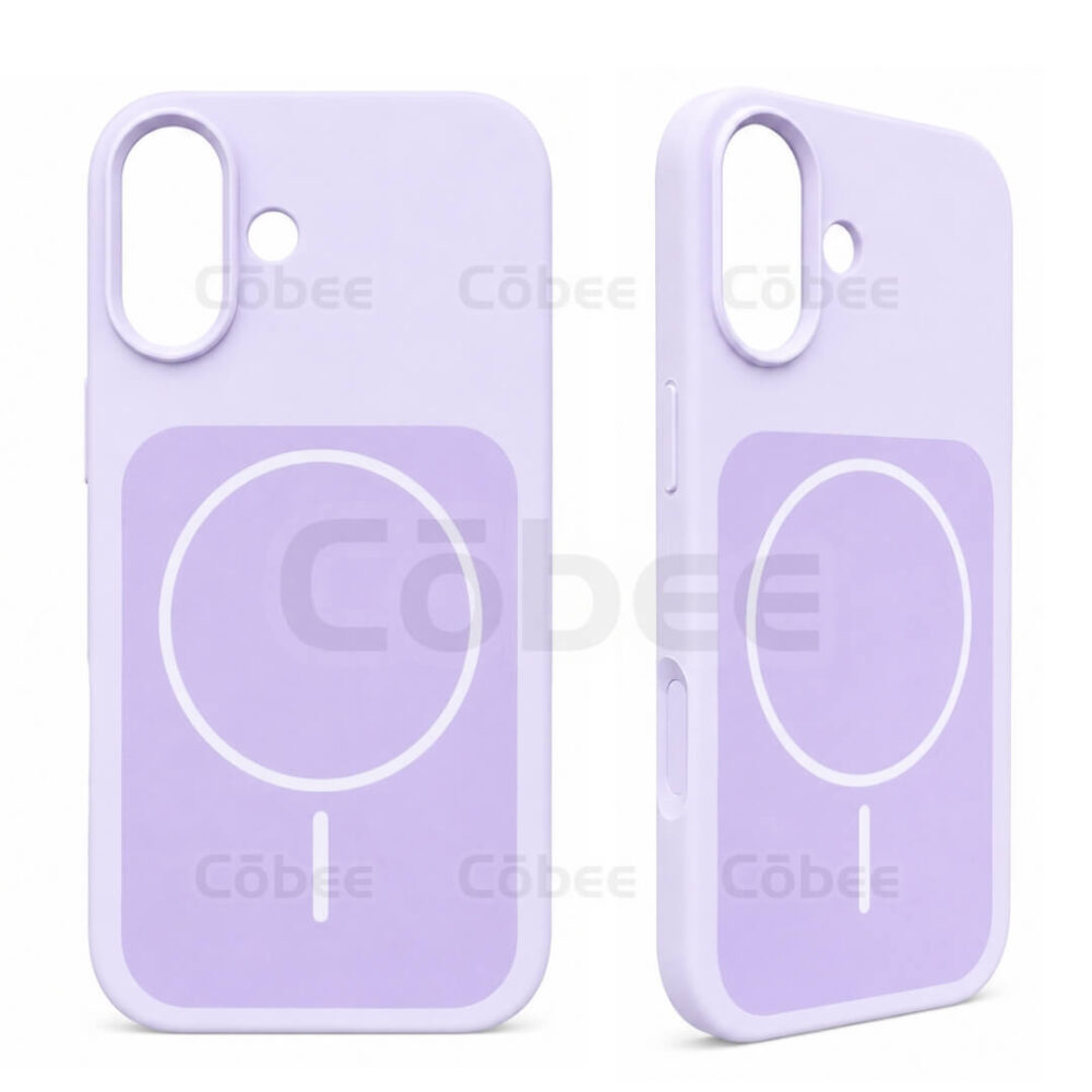 Estuche Silicon MagSafe Iphone 17 Lila