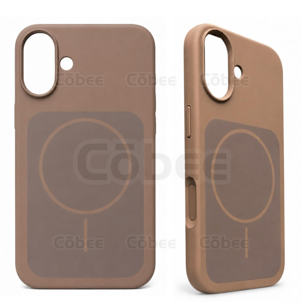 Estuche Silicon MagSafe Iphone 17 Cafe
