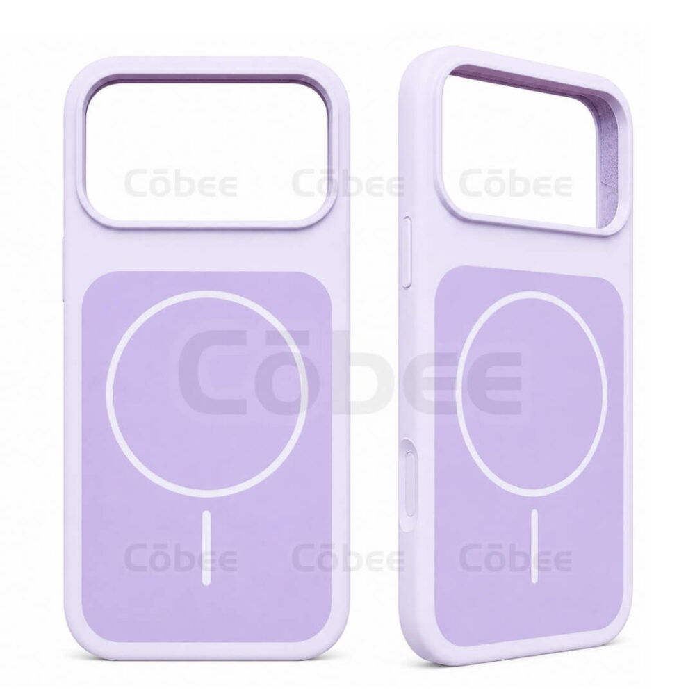 Estuche Silicon MagSafe Iphone 17 Pro Lila