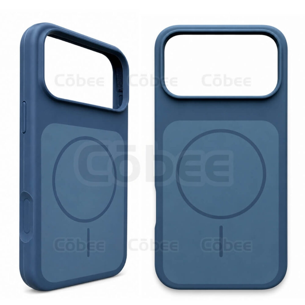 Estuche Silicon MagSafe Iphone 17 Pro Azul