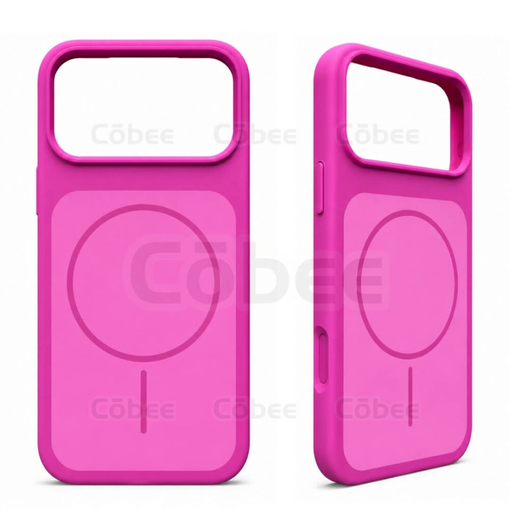 Estuche Silicon MagSafe Iphone 17 Pro Fucsia