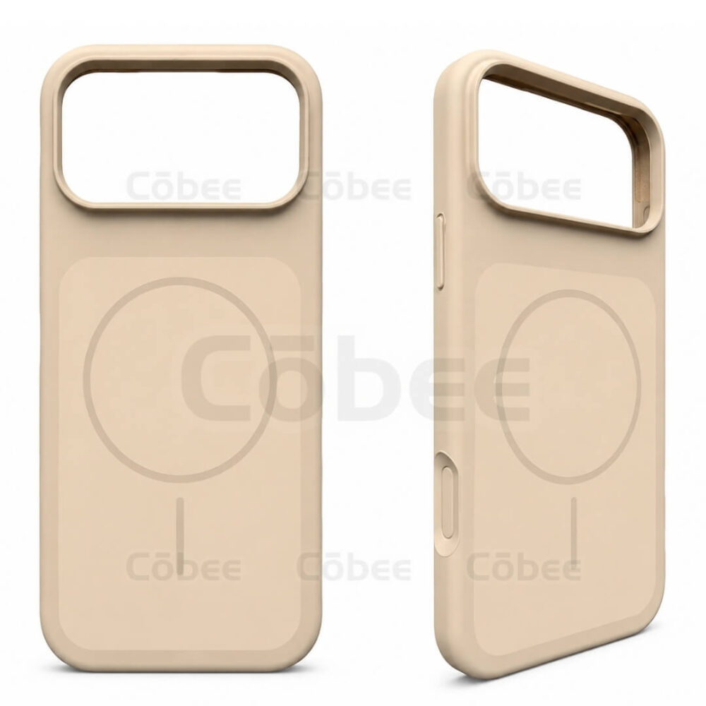 Estuche Silicon MagSafe Iphone 17 Pro Max Beige