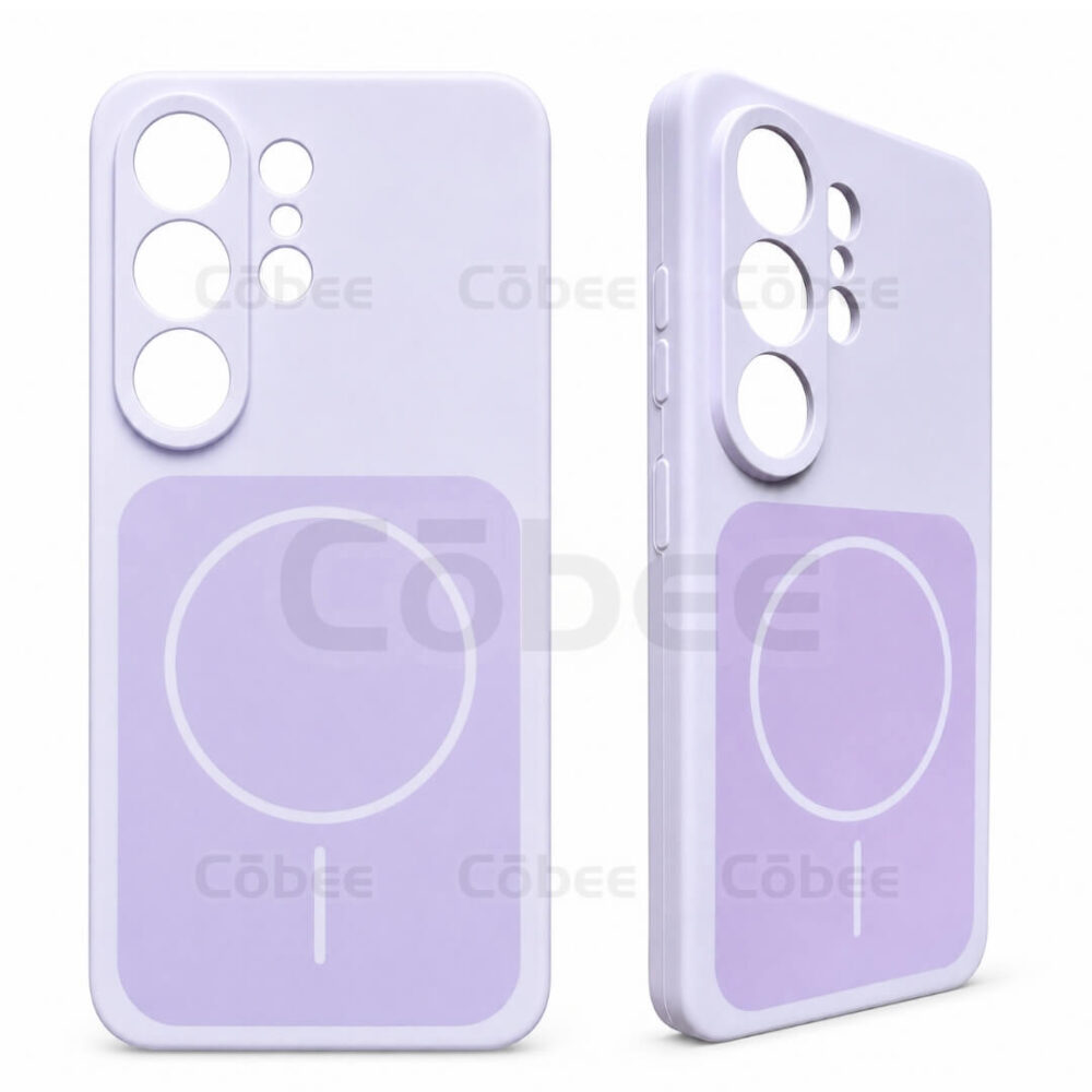 Estuche Silicon MagSafe Samsung S26 Ultra Lila