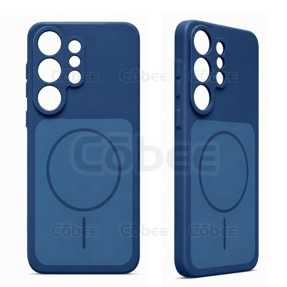 Estuche Silicon MagSafe Samsung S25 Ultra Azul