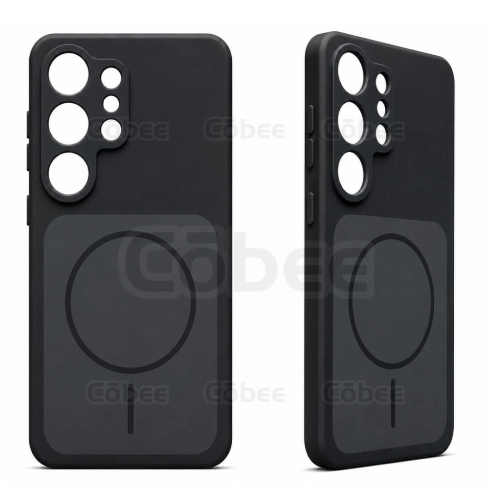 Estuche Silicon MagSafe Samsung S25 Ultra Negro