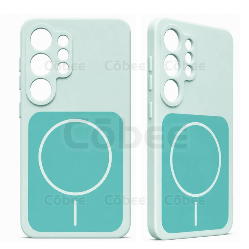 Estuche Silicon MagSafe Samsung S25 Ultra Menta