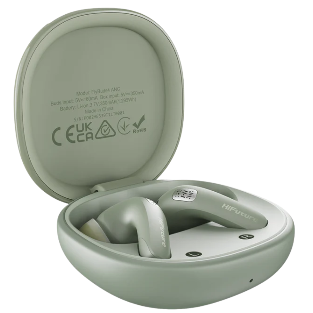 AUDIFONO HIFUTURE FLYBUDS4 ANC INALÁMBRICO BLUETOOTH CON CANCELACION DE SONIDO